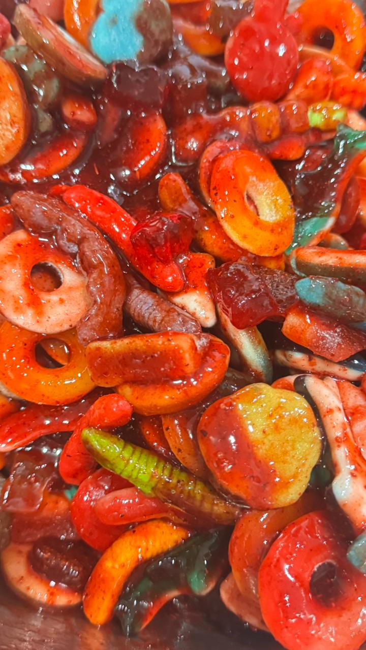 Gomitas Enchiladas primer plano